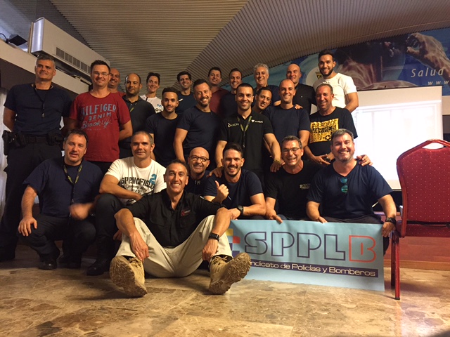 Curso TBC de TASER. Gran recibimiento y grandes compañeros